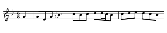 Jig (54) - staff notation