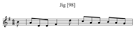 Jig [98] - staff notation