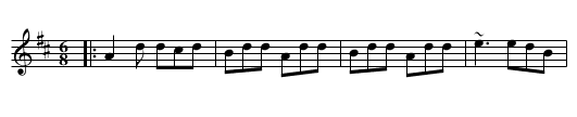 Jig of Slurs - staff notation