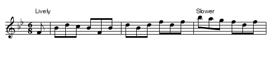 JIG - staff notation