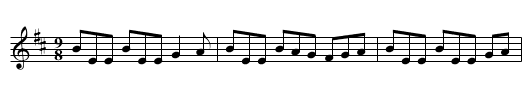 Jig - staff notation