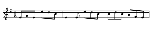 Jiga Misteriosa y Maravillosa - staff notation