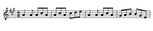 Jigg to the Irish Cry. SenH.061 - staff notation