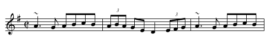 Jigging the Donkey - staff notation