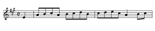 Jim Boulton's Fancy - staff notation