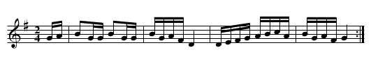 JIM BROWN - staff notation