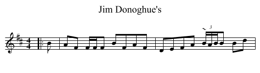 Jim Donoghue's - staff notation