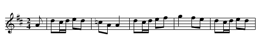 Jim Keefe's - staff notation
