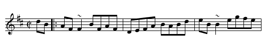 Jim Kelly's Reel - staff notation