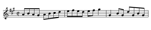 Jim Moore's Fancy  (reel)   1236 - staff notation