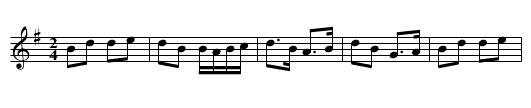 Jimmy Doyle's Favorite - staff notation