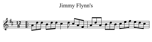 Jimmy Flynn's - staff notation