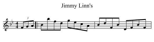 Jimmy Linn's - staff notation