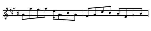 Jimmy Lyons' Strathspey - staff notation