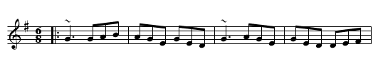 Jimmy Ward's Jig - staff notation