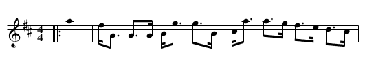 Jim's Lady - staff notation