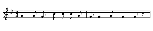 Jin zhu meimei - staff notation