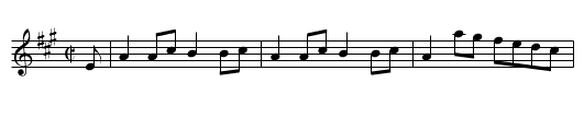 Jinglin Johnnie - staff notation