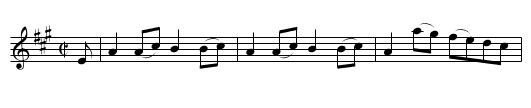Jinglin' Johnnie - staff notation