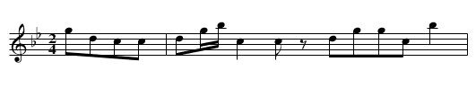 Jiucai kaihua yi ganzi - staff notation