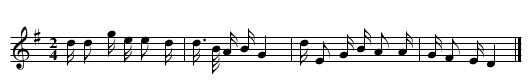 Jizhi wo - staff notation