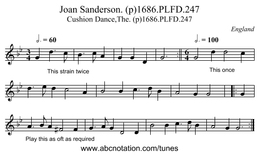 Joan Sanderson. (p)1686.PLFD.247 - staff notation