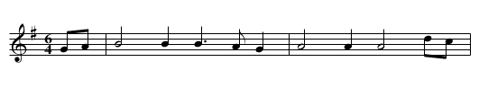 Joan's Placket - staff notation