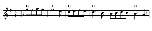 Joc de Do - staff notation