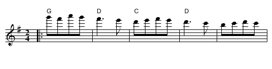 Joc de Do - staff notation