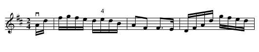 Jock Tamson's -- Hornpipe - staff notation