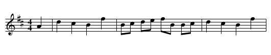 Jock Wilson's Ball - staff notation