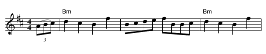 Jock Wilson's Ball - staff notation
