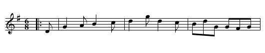 Jockey at the Fair - staff notation