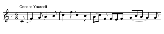 Jockey to the Fair - a Jig - staff notation