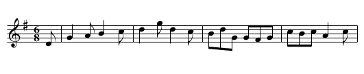 Jockey to the Fair - staff notation