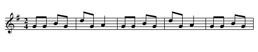 Jockie's Fow and Jenny's Fain - staff notation