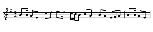 Joe Bane's (Polka) - staff notation