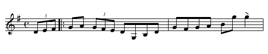 Joe Burke's - staff notation