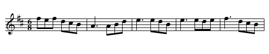Joe Cooley's Jig - staff notation
