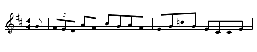 Joe Tanzy's - staff notation