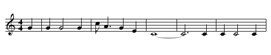 Joe Turner - staff notation