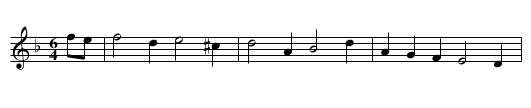 Joe's Delight. WCD3/6.056 - staff notation