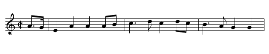 John Anderson, My Jo (Alex Stuart) - staff notation
