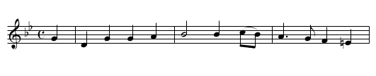 John Anderson, my jo - staff notation