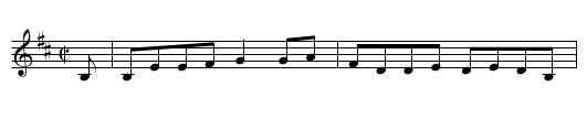 John Anderson My Joe JBut.165 - staff notation