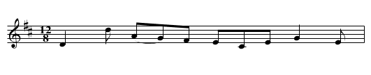 John Barlycorn - staff notation