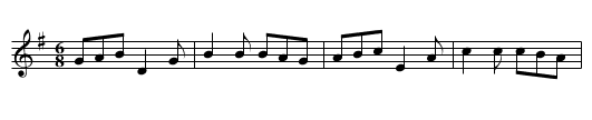 John Belden's Quick Step - staff notation