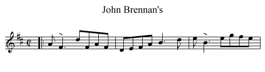 John Brennan's - staff notation