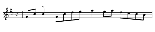 John Brosnan's Reel - staff notation