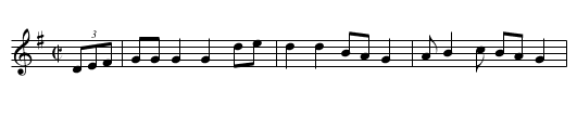John Brown's March (1) - staff notation